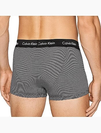 Pack 3 Boxers Calvin Klein Jeans Trunk para Homem Preto/Branco