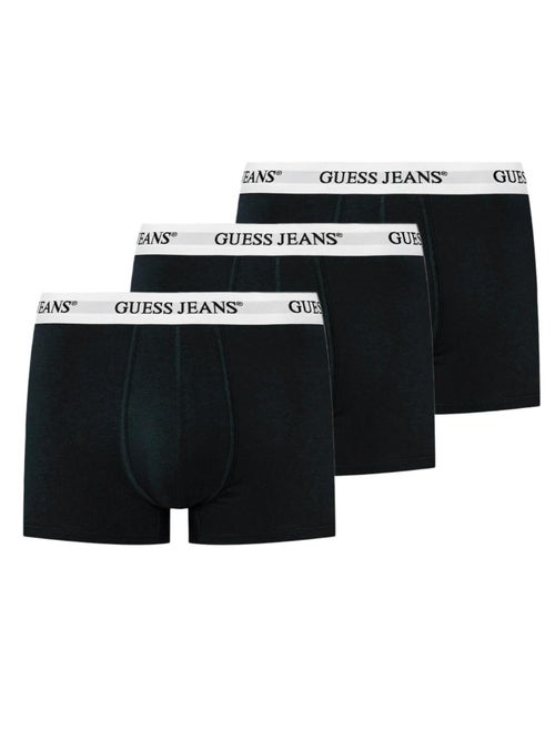 Pack 3 boxers guess para homem preto/branco - Kiabi