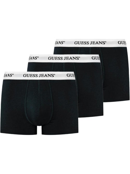 Pack 3 boxers guess para homem preto/branco - Kiabi
