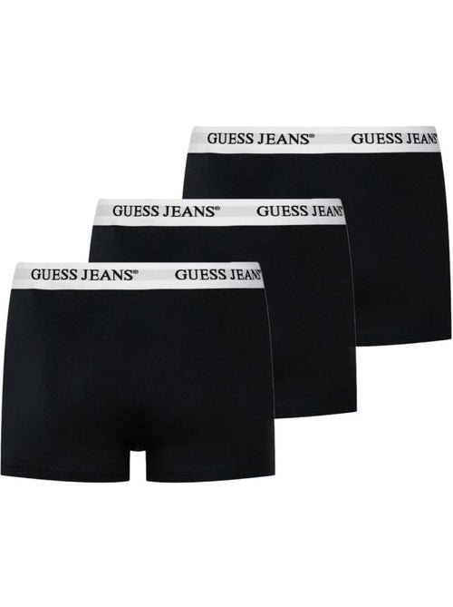 Pack 3 boxers guess para homem preto/branco - Kiabi