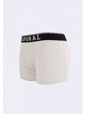 Pack 3 Boxers Kaporal QUADMH para Homem - Preto/Branco/Cinzento