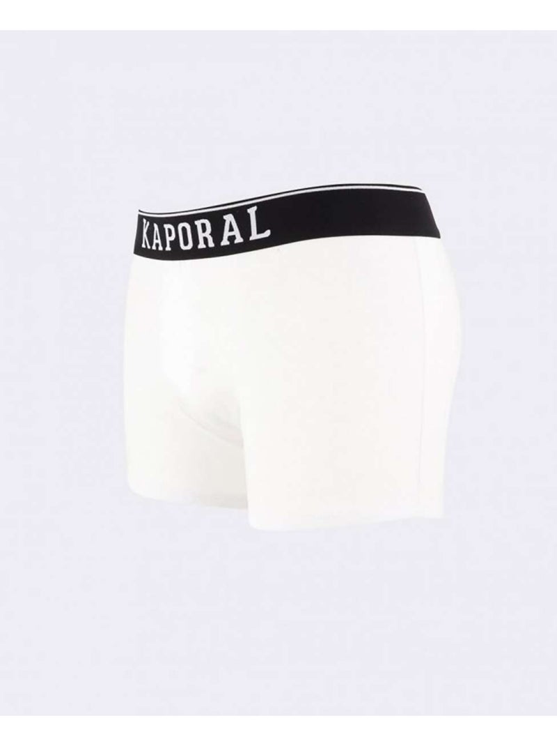 Pack 3 Boxers Kaporal QUADMH para Homem - Preto/Branco/Cinzento Preto Branco Cinza - Kiabi