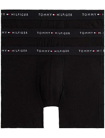 Pack 3 Boxers Pretos de Homem Tommy Hilfiger UM0UM02765