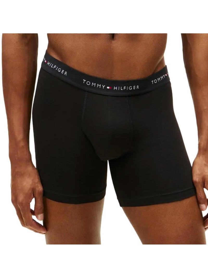 Pack 3 Boxers Pretos de Homem Tommy Hilfiger UM0UM02765 Preto - Kiabi