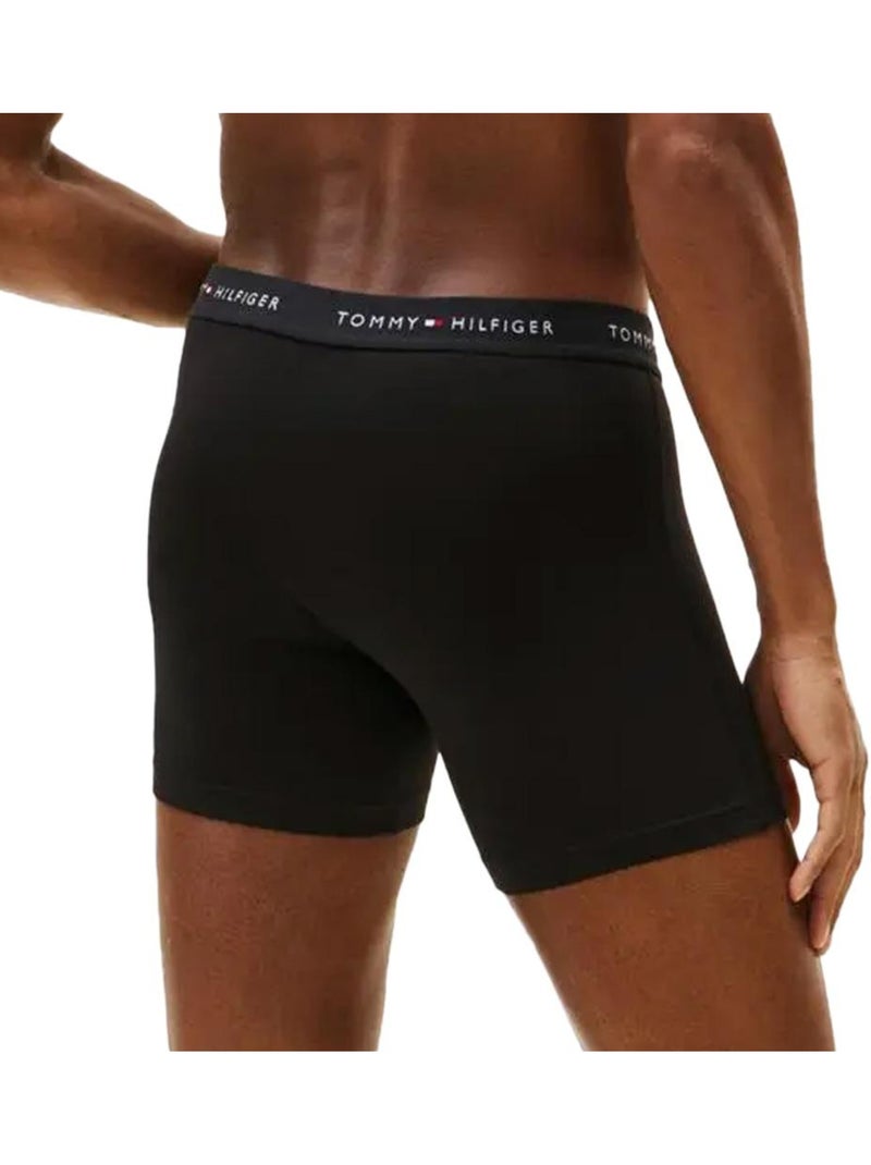 Pack 3 Boxers Pretos de Homem Tommy Hilfiger UM0UM02765 Preto - Kiabi