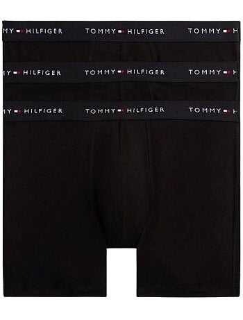 Pack 3 Boxers Pretos de Homem Tommy Hilfiger UM0UM03696