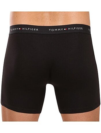 Pack 3 Boxers Pretos de Homem Tommy Hilfiger UM0UM03696