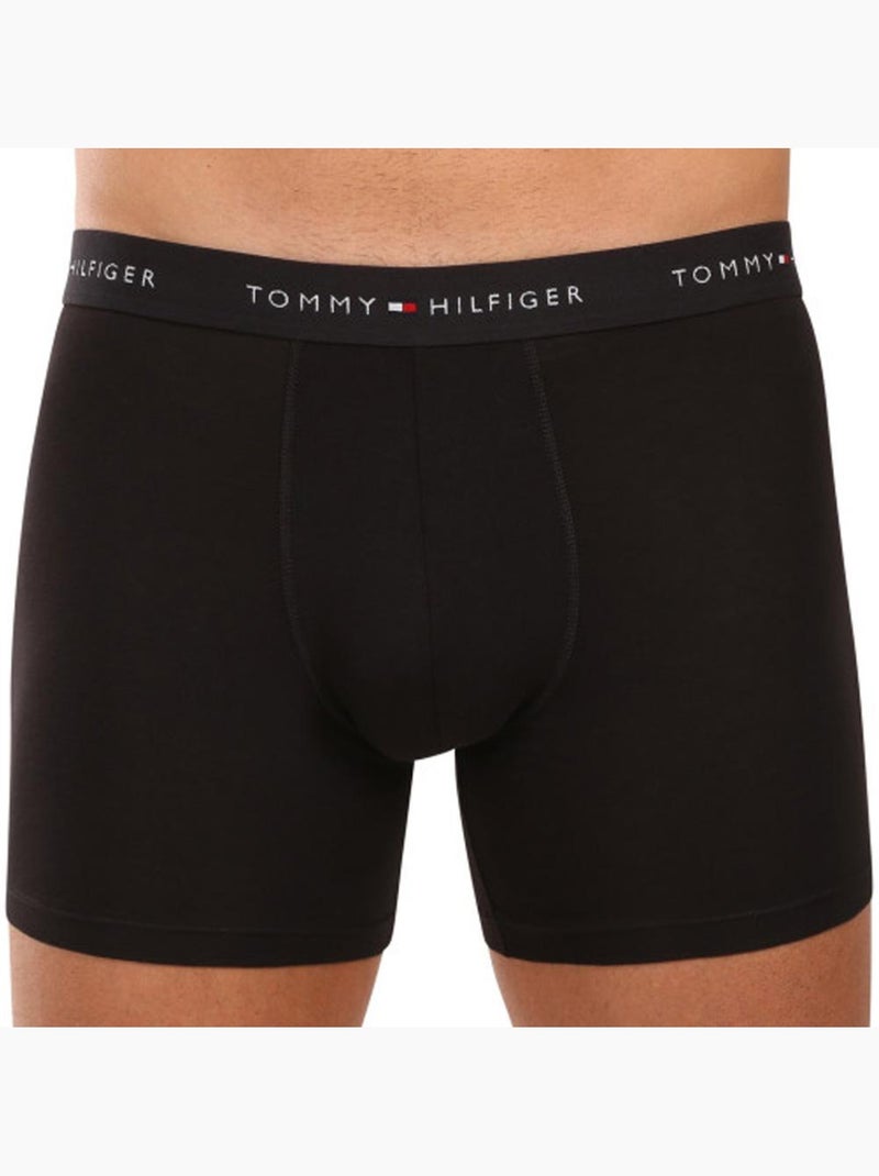 Pack 3 Boxers Pretos de Homem Tommy Hilfiger UM0UM03696 Preto - Kiabi