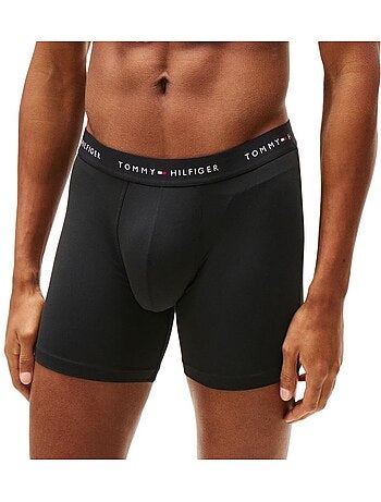 Pack 3 Boxers Pretos Tommy Hilfiger para Homem UM0UM03618