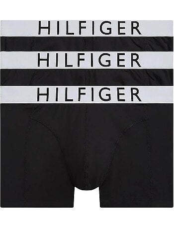 Pack 3 boxers tommy hilfiger coolin pretos para homem