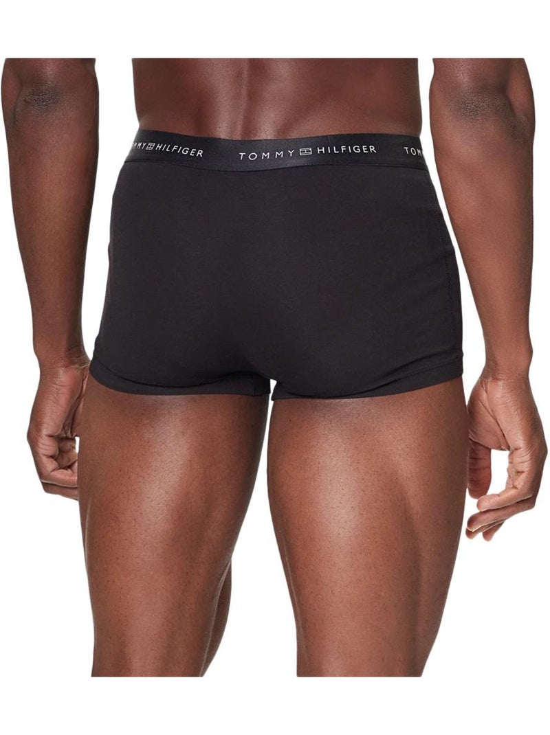 Pack 3 Boxers Tommy Hilfiger Metallic para Homem Preto/Cinzento Preto Azul Cinza - Kiabi