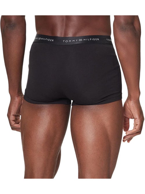 Pack 3 Boxers Tommy Hilfiger Metallic para Homem Preto/Cinzento - Kiabi