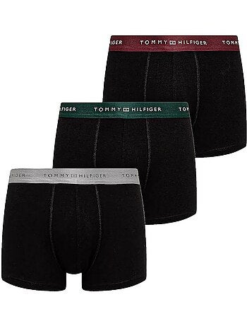 Pack 3 Boxers Tommy Hilfiger Metallic para Homem Preto/Cinzento