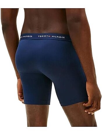 Pack 3 boxers tommy hilfiger para homem em azul, cinzento e marinho