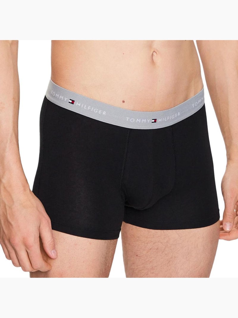 Pack 3 Boxers Tommy Hilfiger para Homem Preto/Cinzento UM0UM02763 Preto Cinza - Kiabi