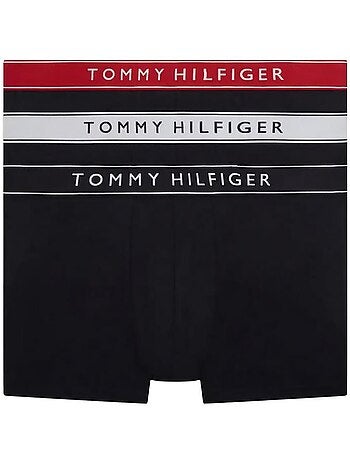 Pack 3 Boxers Tommy Hilfiger para Homem Preto/Vermelho