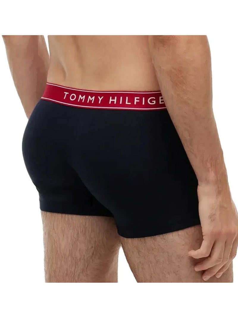 Pack 3 Boxers Tommy Hilfiger para Homem Preto/Vermelho Preto - Kiabi