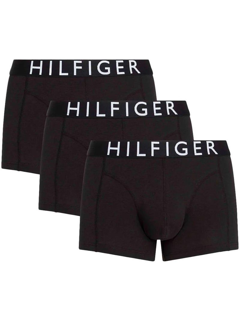 Pack 3 boxers tommy hilfiger pretos para homem Preto - Kiabi