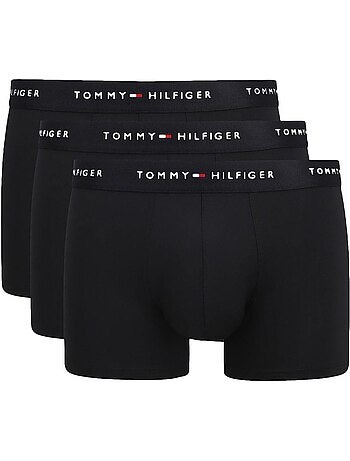 Pack 3 boxers tommy hilfiger pretos para homem