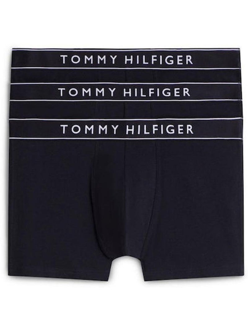Pack 3 Boxers Tommy Hilfiger Pretos para Homem Preto - Kiabi