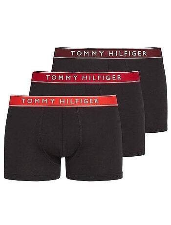 Pack 3 Boxers Tommy Hilfiger Pretos para Homem
