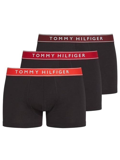 Pack 3 Boxers Tommy Hilfiger Pretos para Homem - Kiabi