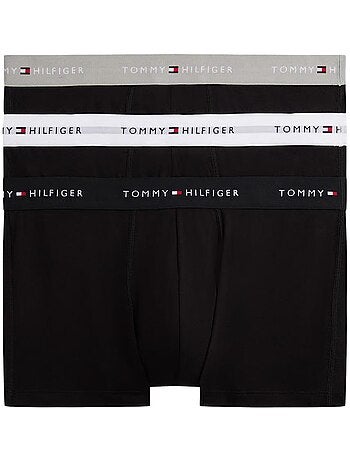 Pack 3 Boxers Tommy Hilfiger Trunk para Homem Preto/Branco