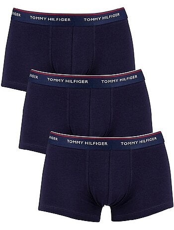 Pack 3 boxers pretos para homem tommy hilfiger