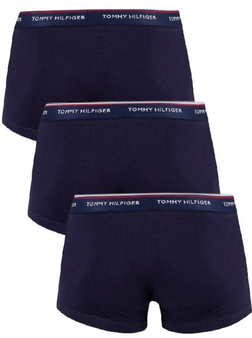 Pack 3 Boxers Trunk Tommy Hilfiger Marine para Homem - Kiabi Pack 3 Boxers Trunk Tommy Hilfiger Marine para Homem - Kiabi