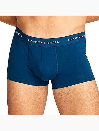 Pack 3 Boxers Trunk Tommy Hilfiger para Homem Azul