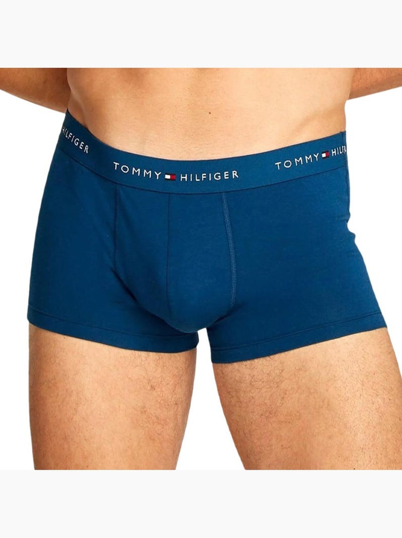 Pack 3 Boxers Trunk Tommy Hilfiger para Homem Azul Azul - Kiabi