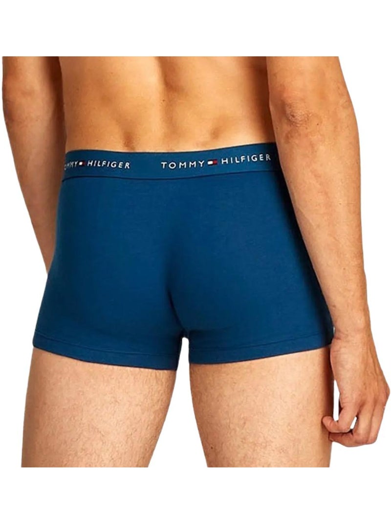 Pack 3 Boxers Trunk Tommy Hilfiger para Homem Azul Azul - Kiabi