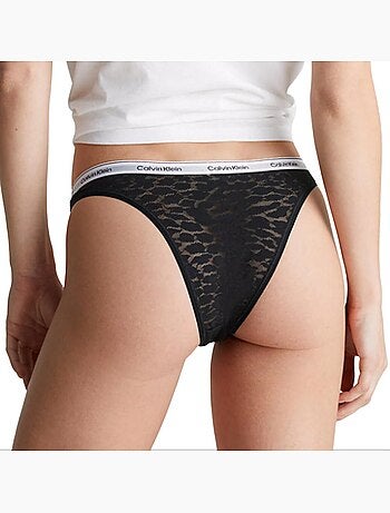 Pack 3 cuecas calvin klein jeans brasileiras pretas para mulher