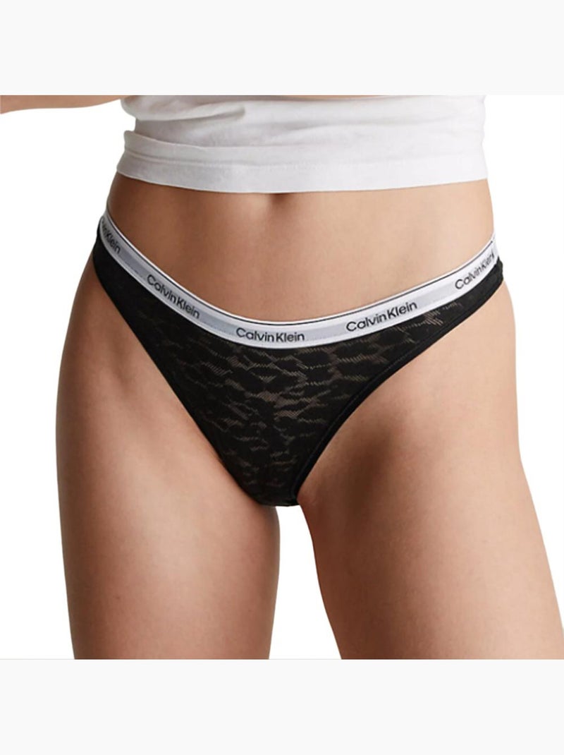 Pack 3 cuecas calvin klein jeans brasileiras pretas para mulher Preto - Kiabi