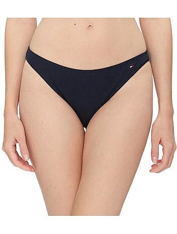 Pack 3 Cuecas Culotte Tommy Hilfiger Dipped para Mulher em Cinzento, Azul-Marinho e Branco