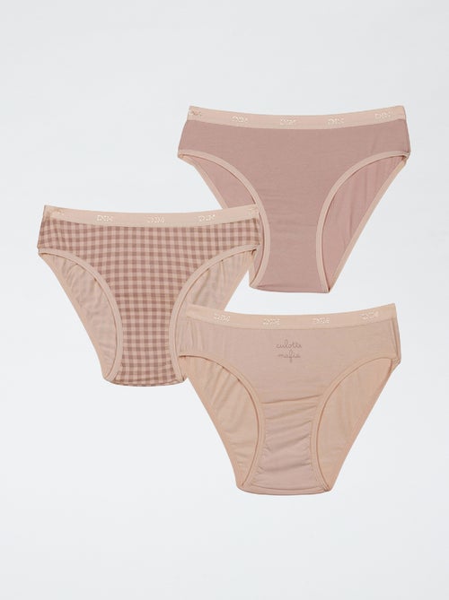 Pack 3 cuecas \'Dim\' - Kiabi
