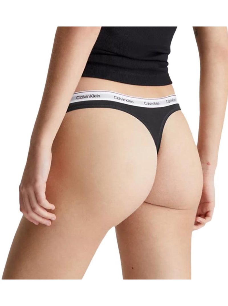Pack 3 Cuecas Fio Dental Calvin Klein Pretas para Mulher Preto - Kiabi