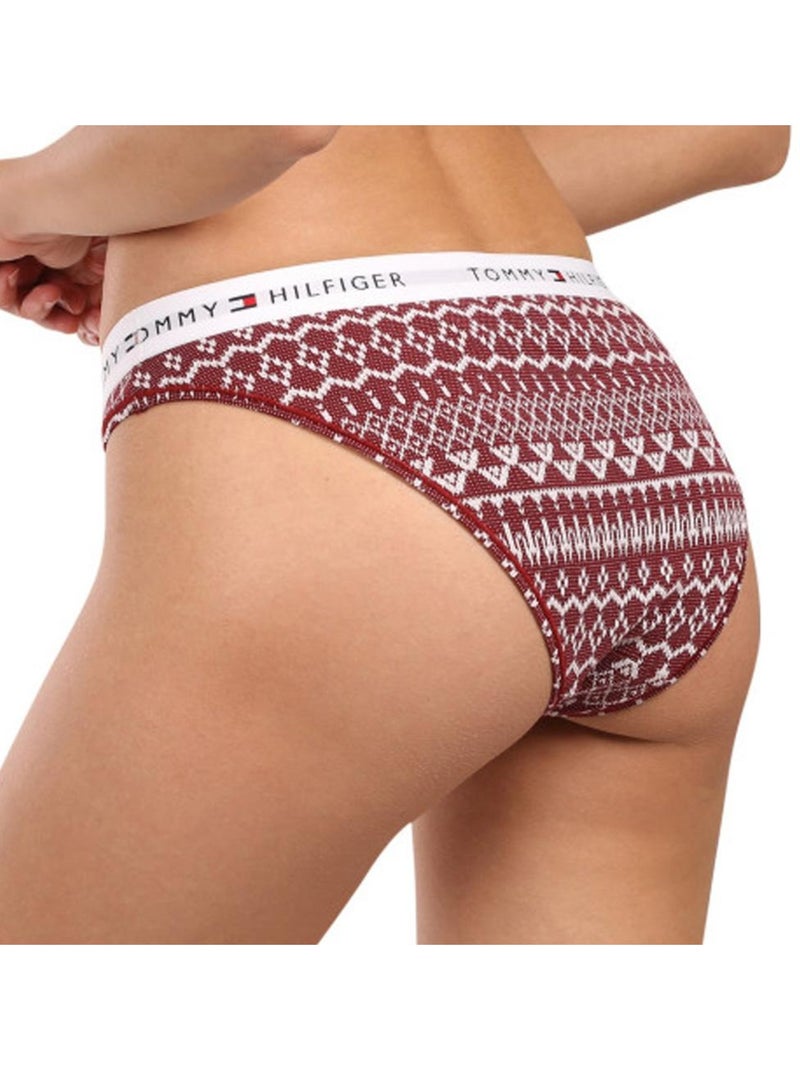 Pack 3 Cuecas Vermelhas de Mulher Tommy Hilfiger Vermelho - Kiabi