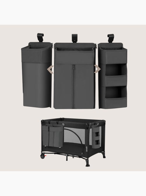 Pack 3 Organizadores Suspensos para Berço LIONELO Sidepocket - Para Fraldas - Cesto Porta-Objetos - Kiabi
