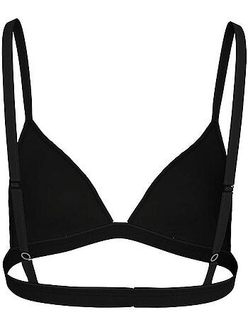 Pack 3 soutiens triângulo tommy hilfiger preto/branco para mulher