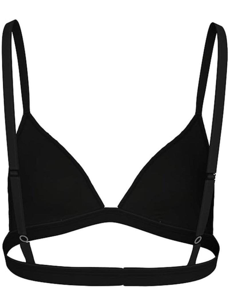 Pack 3 Soutiens Triângulo Tommy Hilfiger Preto/Branco para Mulher Azul-marinho - Kiabi