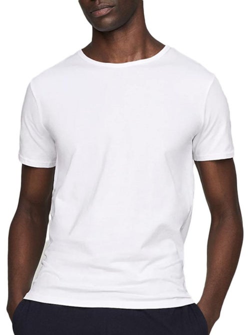 Pack 3 T-Shirts Brancos Elásticos de Homem Tommy Hilfiger - Kiabi