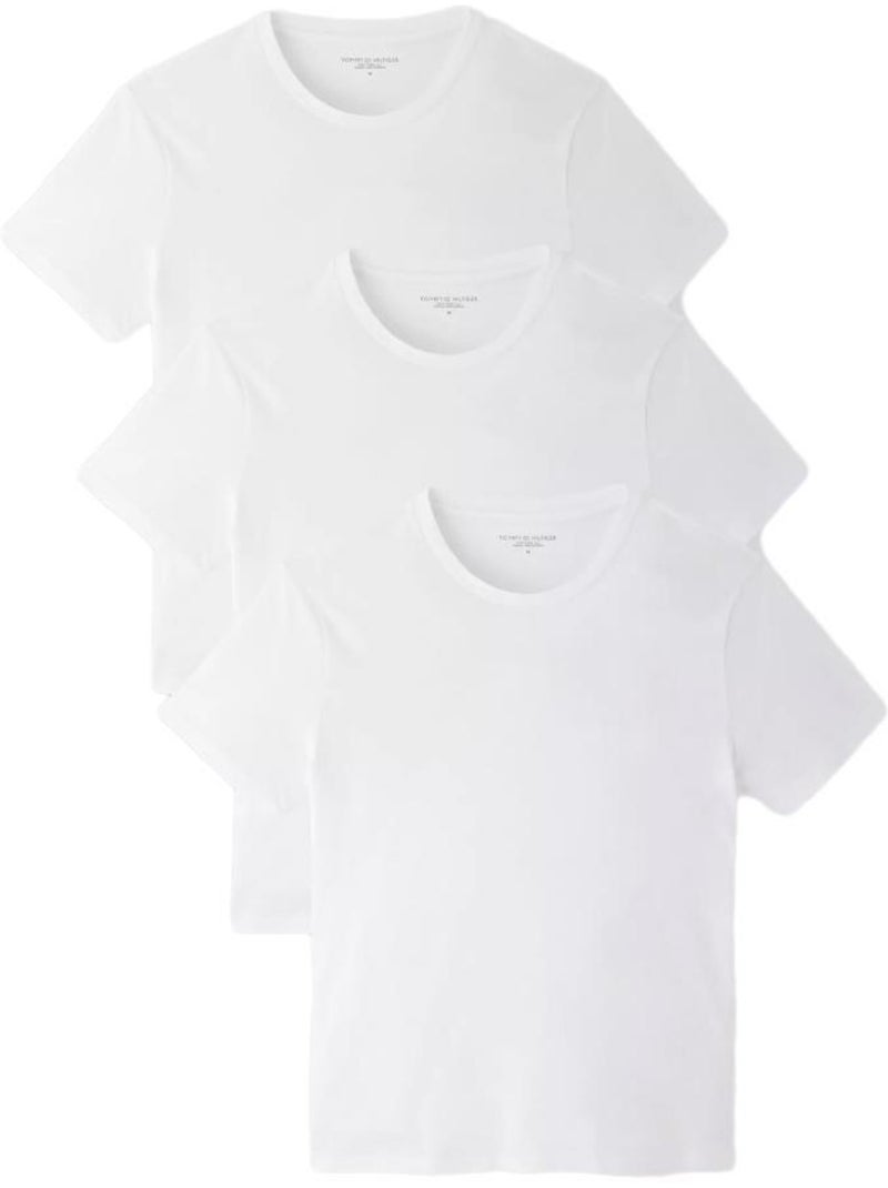 Pack 3 T-shirts Brancos Tommy Hilfiger para Homem Branco - Kiabi