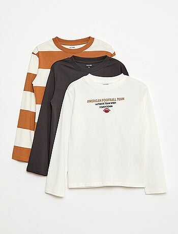 Pack 3 t-shirts com estampados