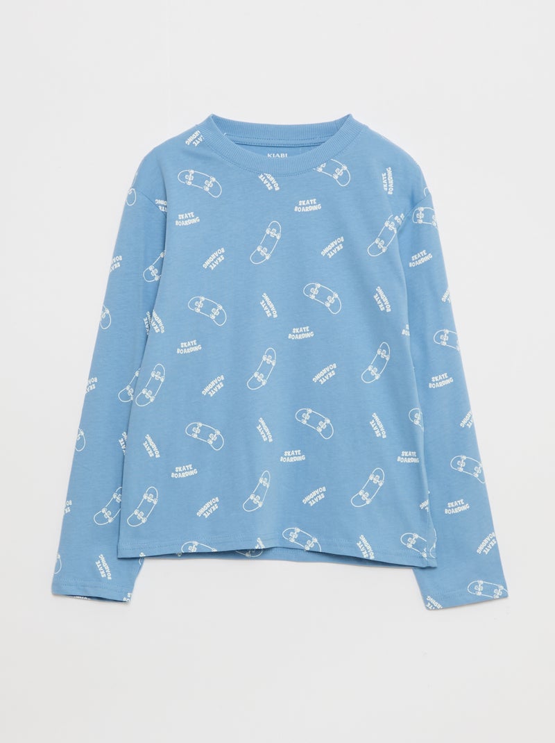 Pack 3 t-shirts com estampados Cinza - Kiabi