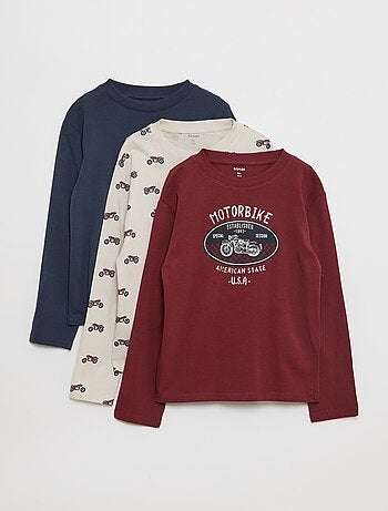 Pack 3 t-shirts com estampados