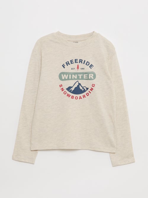 Pack 3 t-shirts estampados - Kiabi