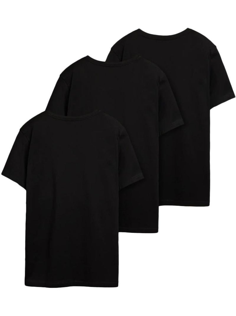 Pack 3 T-shirts Pretos de Homem Teddy Smith Cascade Preto - Kiabi