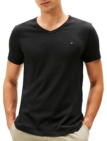 Pack 3 T-shirts Tommy Hilfiger Pretos para Homem UM0UM03637