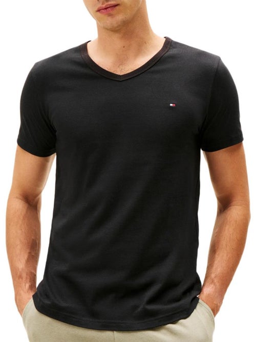 Pack 3 T-shirts Tommy Hilfiger Pretos para Homem UM0UM03637 - Kiabi